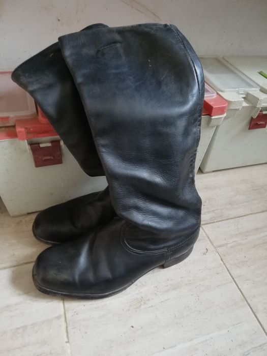 Хромовые, офицерский сапоги