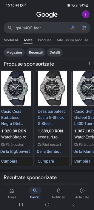 Casio G Shock GST B400 1aer Solar Bluetooth