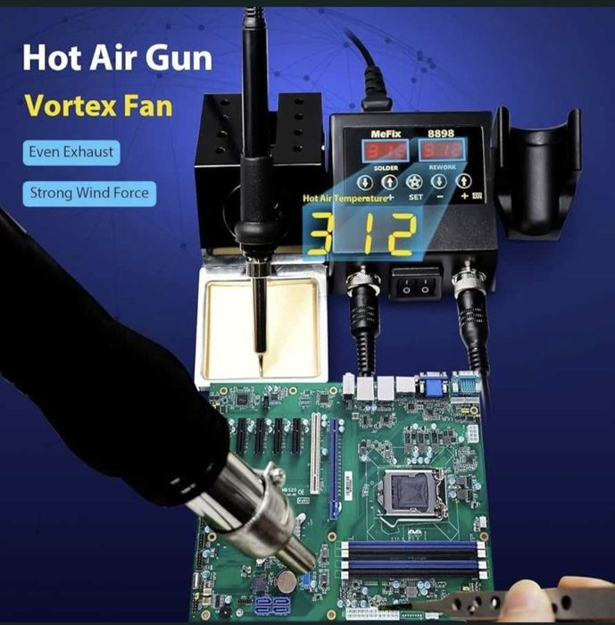 Поялна станция с лед дисплей