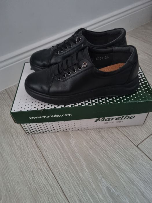 Pantofi băieți din piele marca Marelbo marime 36