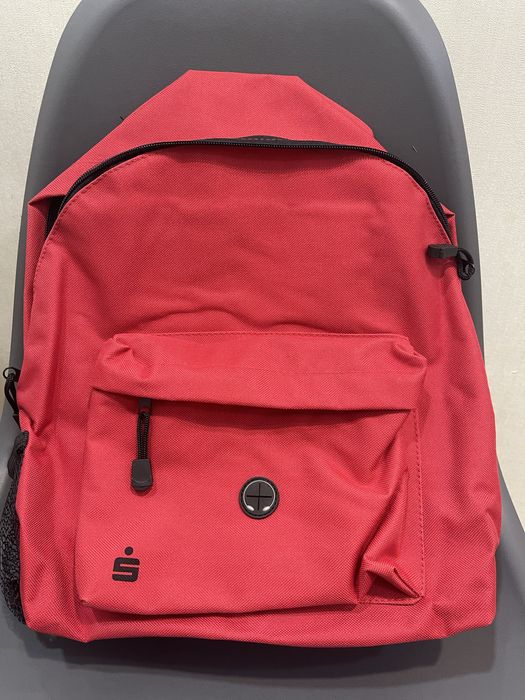Рюкзак красный, сумка на плечи
