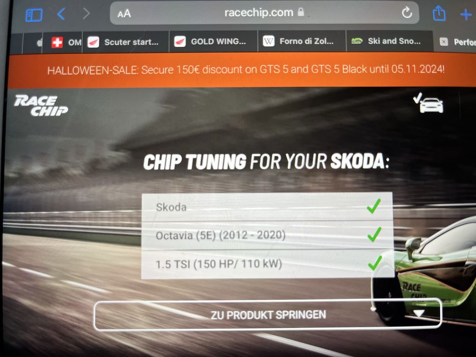 Race Chip RS Skoda Octavia 1.5 150 CP, 2020