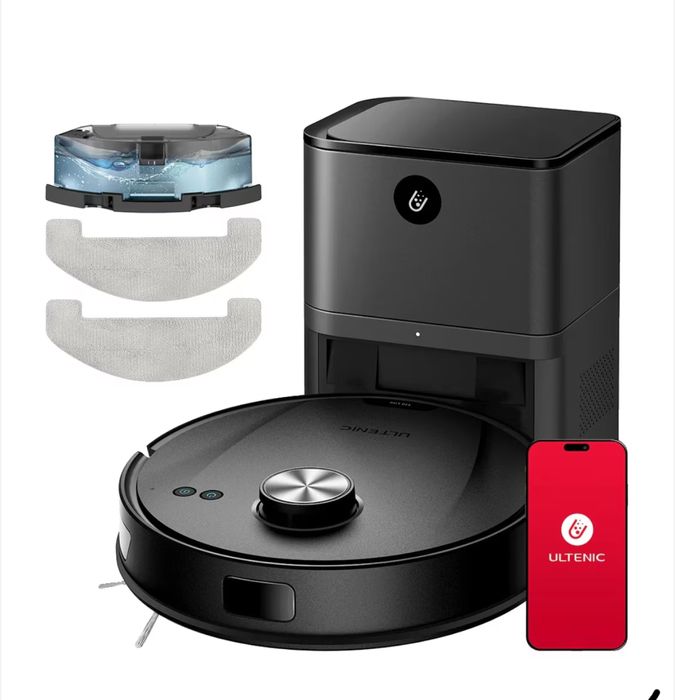 Robot Aspirator Ultenic T10 Lite LiDAR + Stație Auto-Golire, Testat