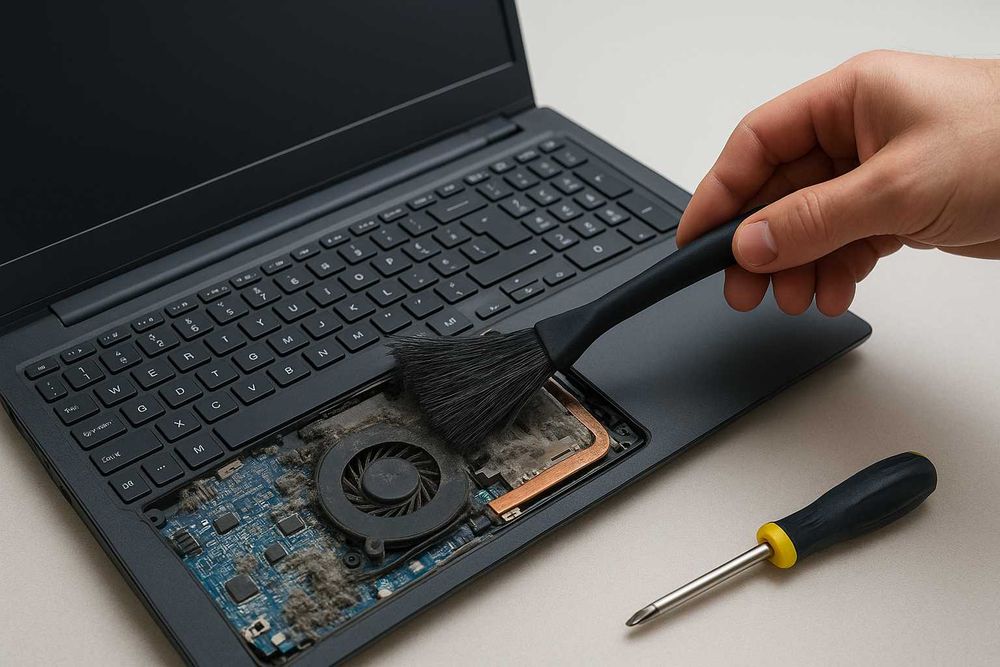Curățare laptop lent + instalare Windows – București Sector 4