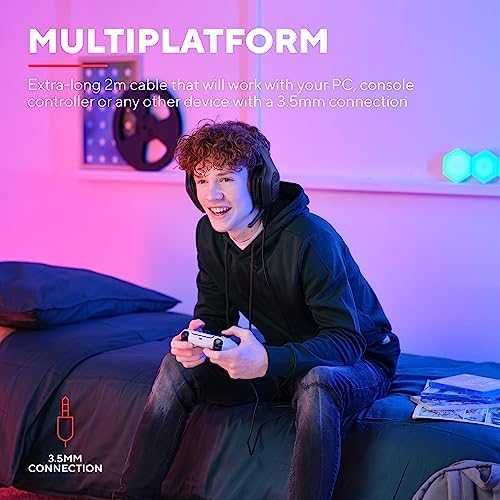Нови Леки геймърски слушалки Trust Gaming GXT 415 Zirox за Xbox PS4 PS5
