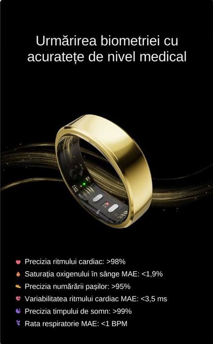Inel inteligent RingConn marime 9 Silver