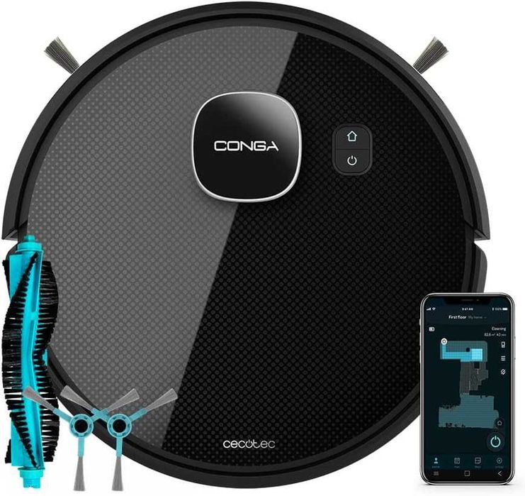 Прахосмукачка робот Cecotec Conga Eternal MAX Titanium, 3000 Pa