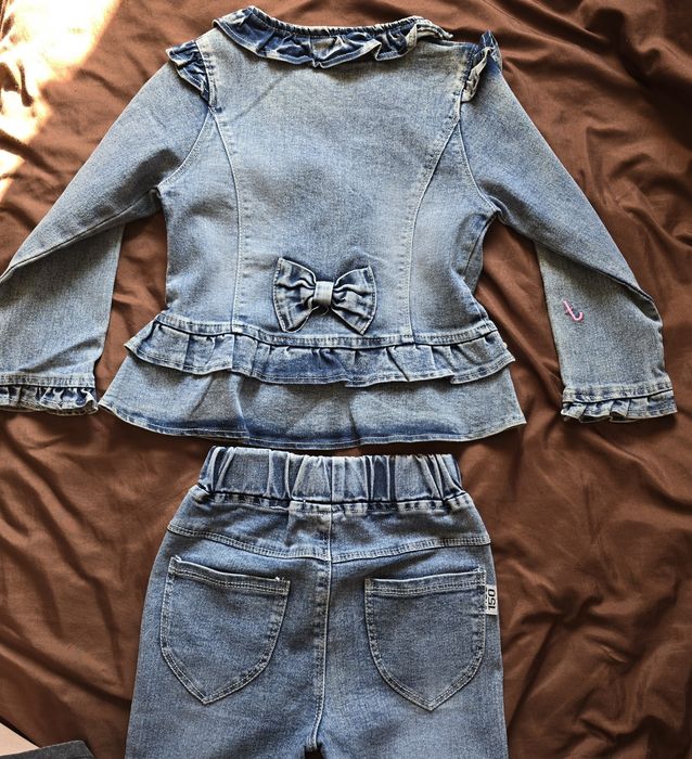 Джинсовый костюм и куртка