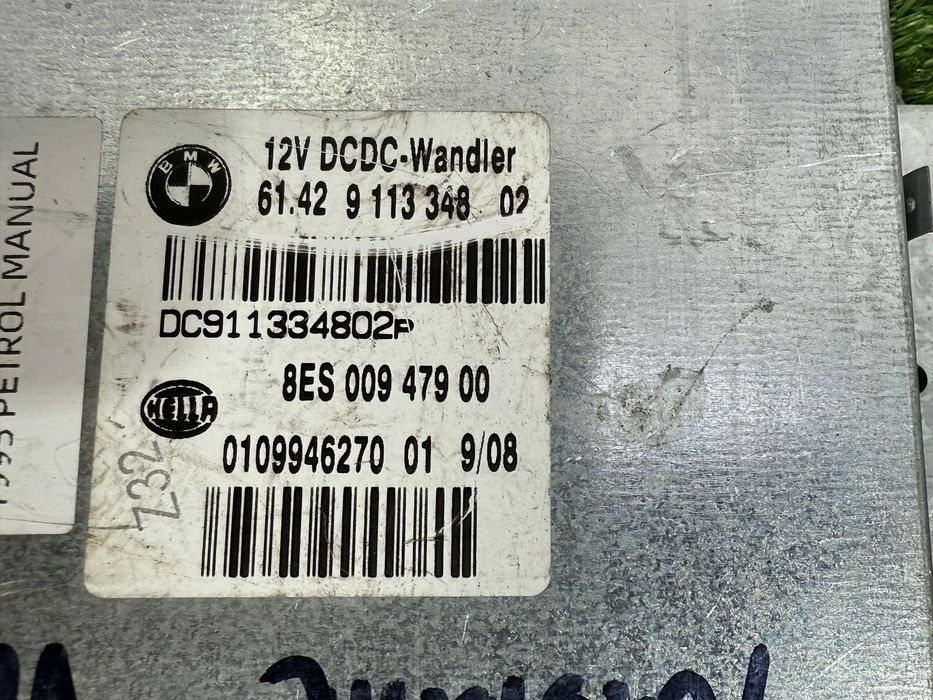 MODUL CONTROL TENSIUNE VOLTAJ (2 BUC.) BMW 318I SERIA 3 E90 LCI 2.0 BENZINA 2008 2005-2013 BMW 116D SERIA 1 E87 LCI 2.0 DIESEL 2010 2004-2013 COD OEM 61429113348 6142911334802 9113348 6142912708803 61429127088 912708803