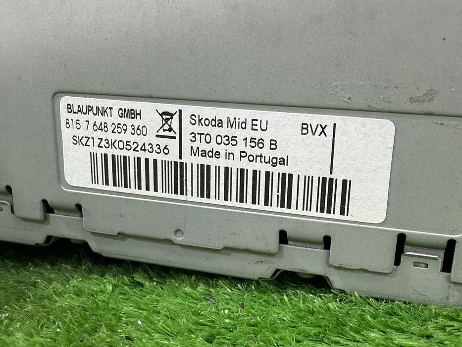 DISPLAY NAVI / ECRAN MEDIA RADIO CD SKODA SUPERB II Combi 2010 2.0 DIESEL COD OEM 3T0035156B BP-648259360 2008-2015