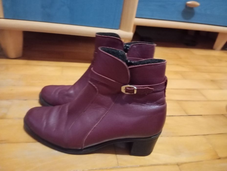 Дамски боти естествена кожа