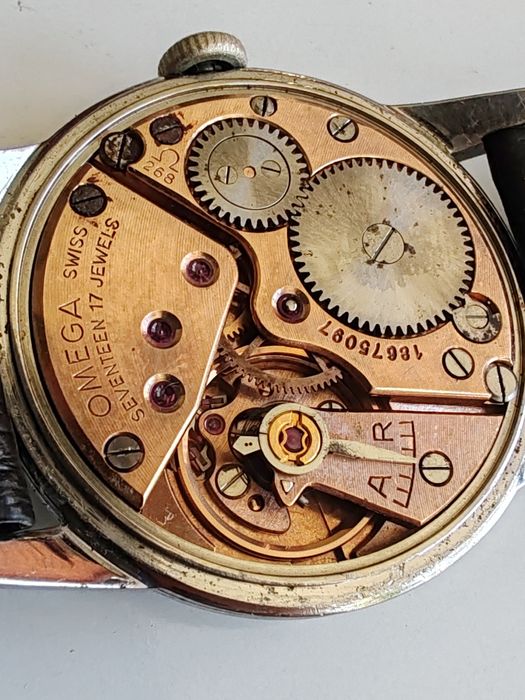 Ceas Omega Cal. 268 Oțel 34,5 mm Funcționează Impecabil!