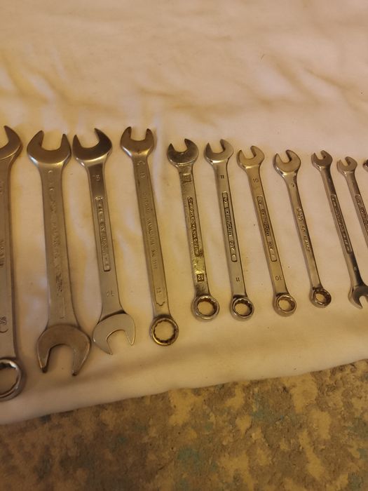 Chei fixe și reglabile profesionale 18 bucăți  6-27 , Facom/SAM/Chrome