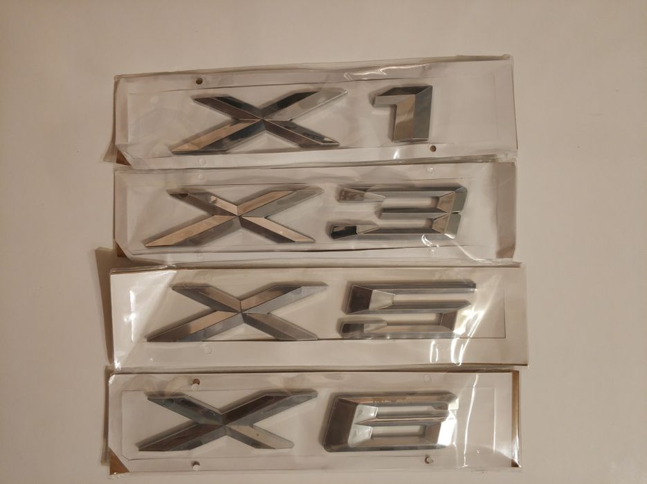 Задна Емблема/Стикер за Audi Q3/Q5/Q7 1.8T 2.0T 3.0T и BMW X1/X3/X5/X6