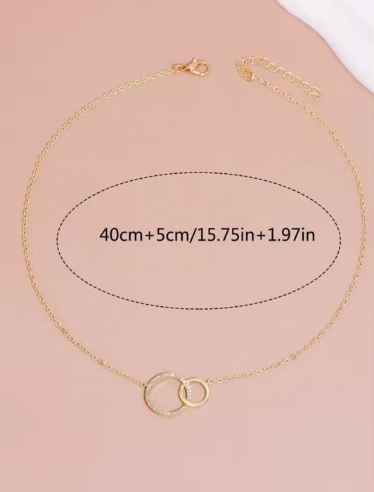 Дамски бижута от стомана с златисто и сребро покритие