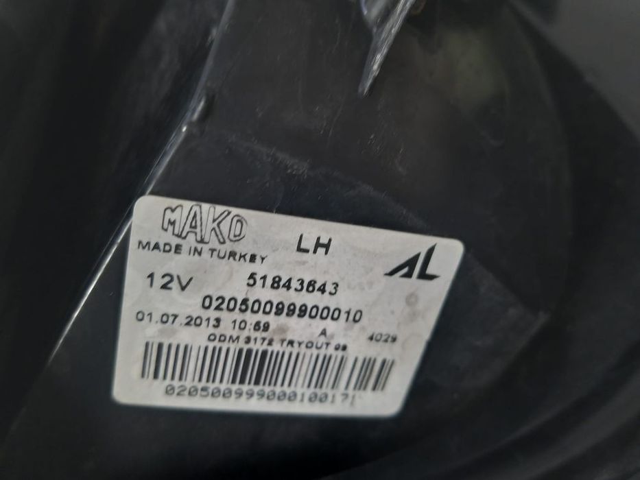 Stop tripla lampa stanga fiat panda 3 319 51843643 02050099900010