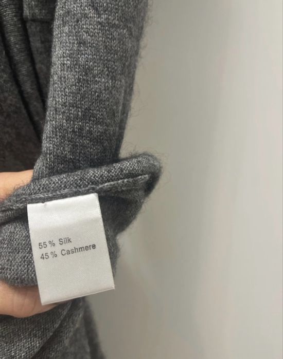 Cardigan PUR din casmir si matase