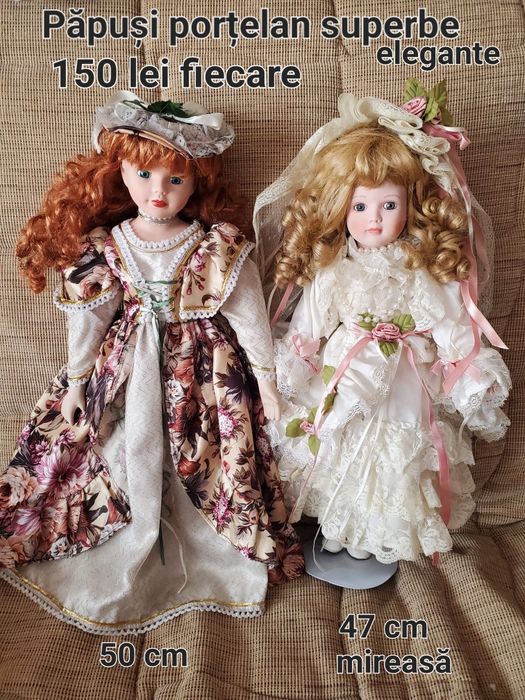 Păpuși porțelan elegante