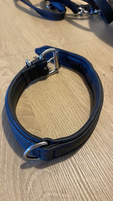 Zgardă de Lux pentru câini din piele Nappa