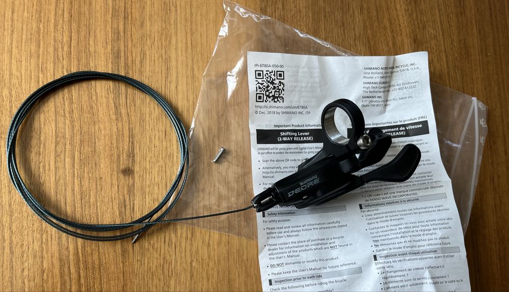 SHIMANO SL-M6100 DEORE 12S Дясна команда скоба