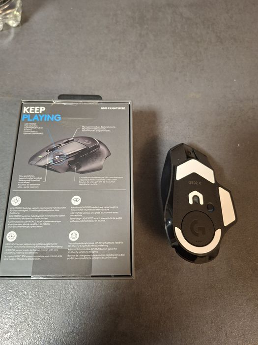 Mouse Logitech G502x wireless