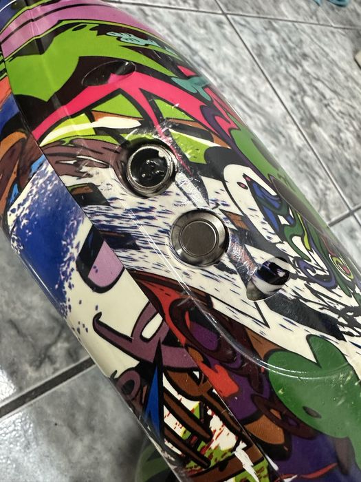 Hoverboard sau Scooter electric Freewheel Junior Lite graffiti mov,