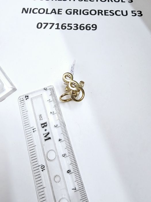 Vand cercei din aur 14 k 2.85 g cod 367