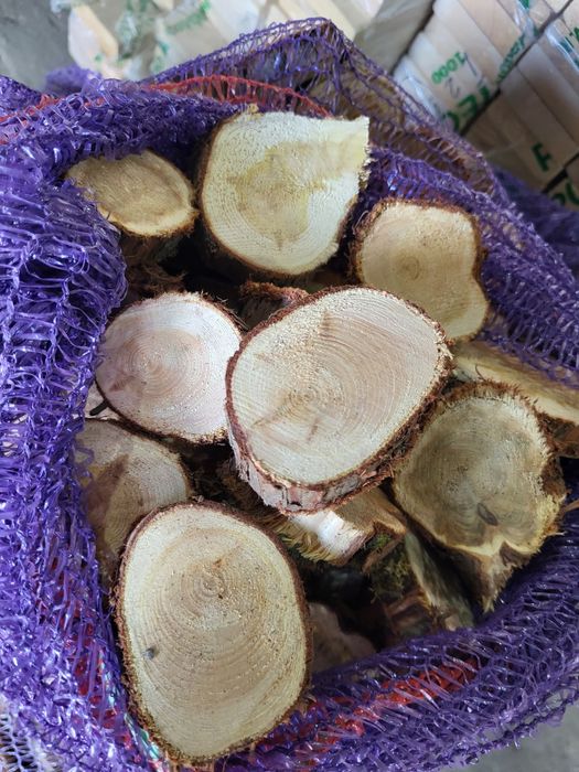 Натуральные слайсы можжевельника для декора (1 м²)