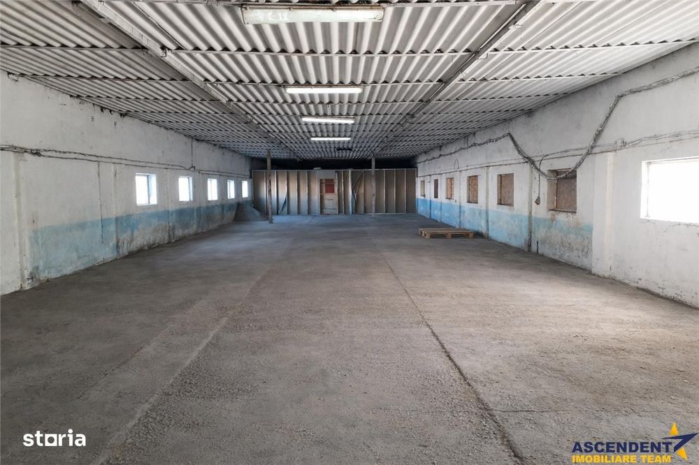 Hala industriala versatila,spatii cazare, platforma betonata,2.300 mp,