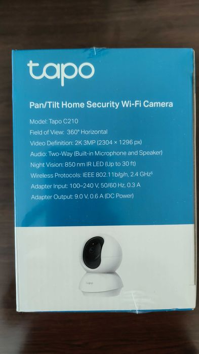 Смарт IP камера TP-LINK TAPO C210 2K 3MP