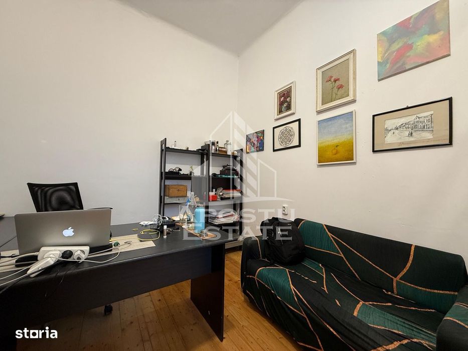 Apartament 3 camere, parter înalt,  plus garsonieră complet amenajată