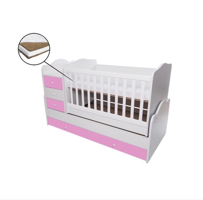 Patut transformabil 0-7 ani