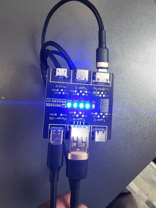 Тестер на GSM USB кабели за зарядни устройства и данни