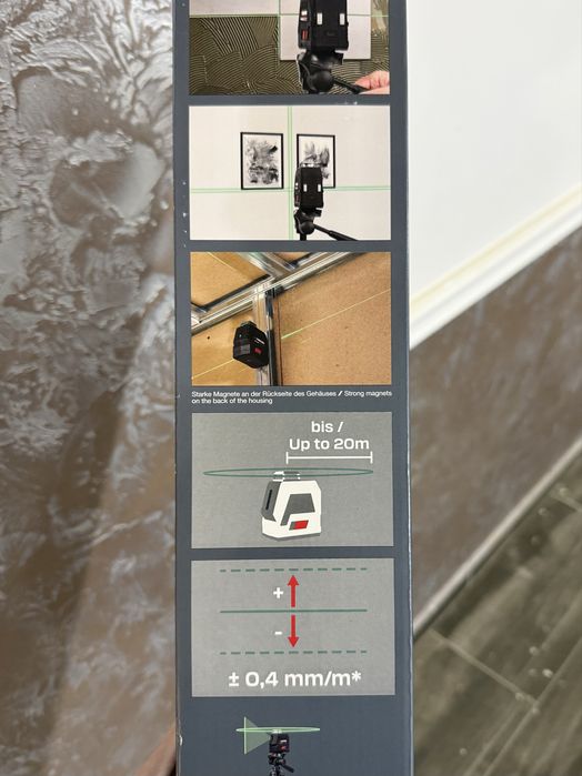 Лазерен нивелир parkside performance 360