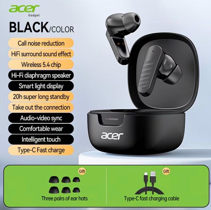 Безжични слушалки Acer