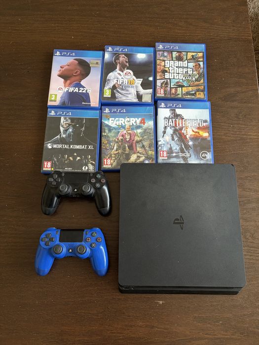 Ps4 500GB  с 6 игри