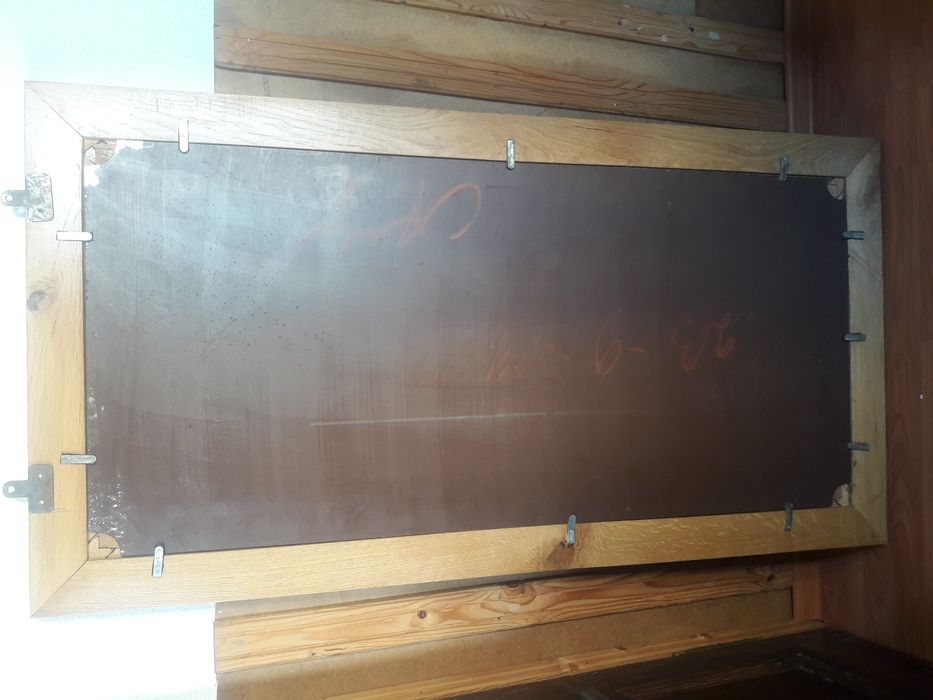 Oglinda veche rama din stejarar masiv