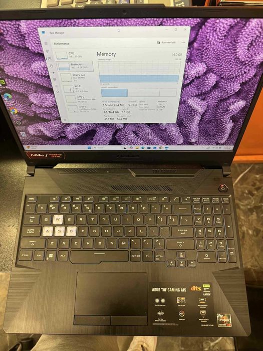 Hope Amanet P5-Laptop Gaming ASUS 15.6"FHD,Ryzen 7 7445HS/RTX 3050 4GB