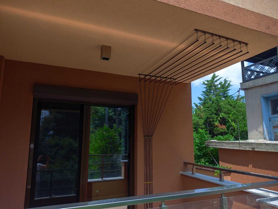 Здрав таванен простор  за сушене на дрехи - (ДВОЙНА РОЛКА) (МЕТАЛЕН)