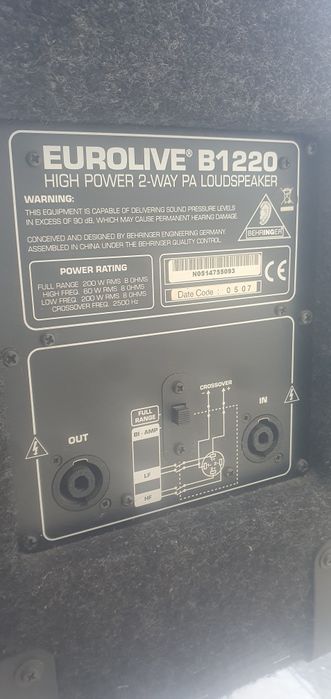 Акустическая система Behringer