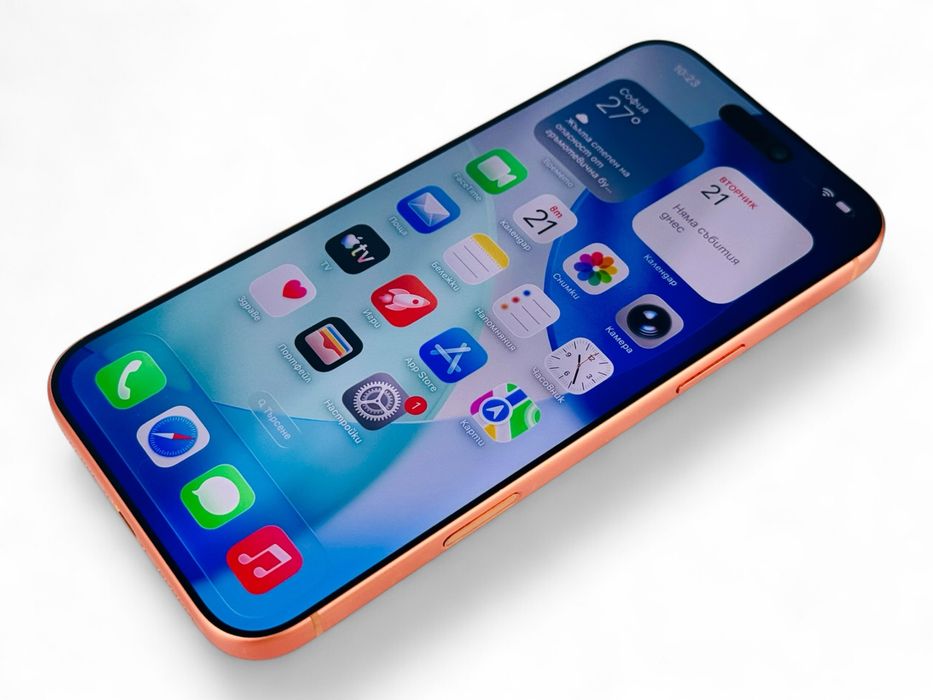 КАТО НОВ! Apple iPhone 17 Pro Max 256GB Cosmic Orange 100% Батерия! Гаранция!