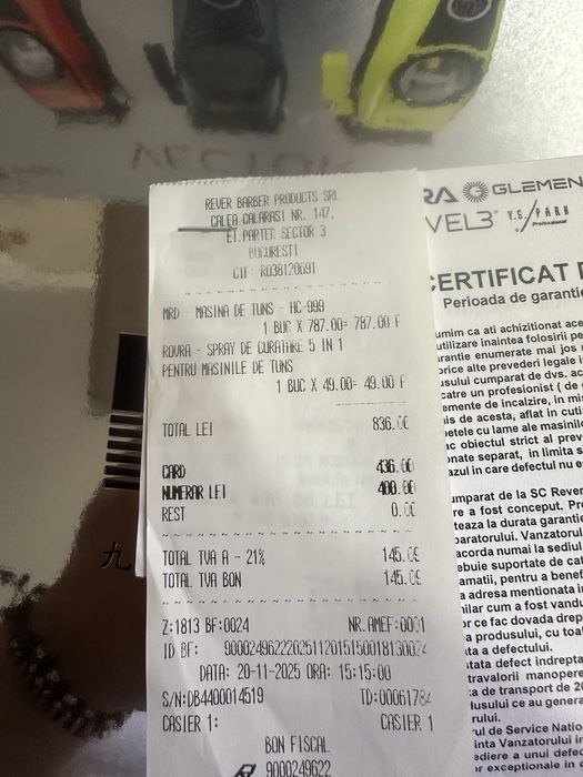 Masina de tuns MRD VECTOR