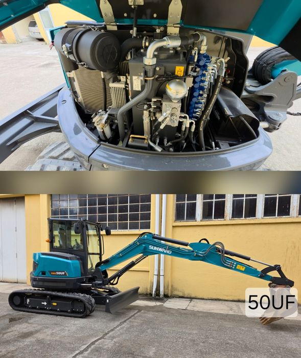 Miniexcavator SUNWARD 35UF / 50UF  NOU cu zero motor Kubota