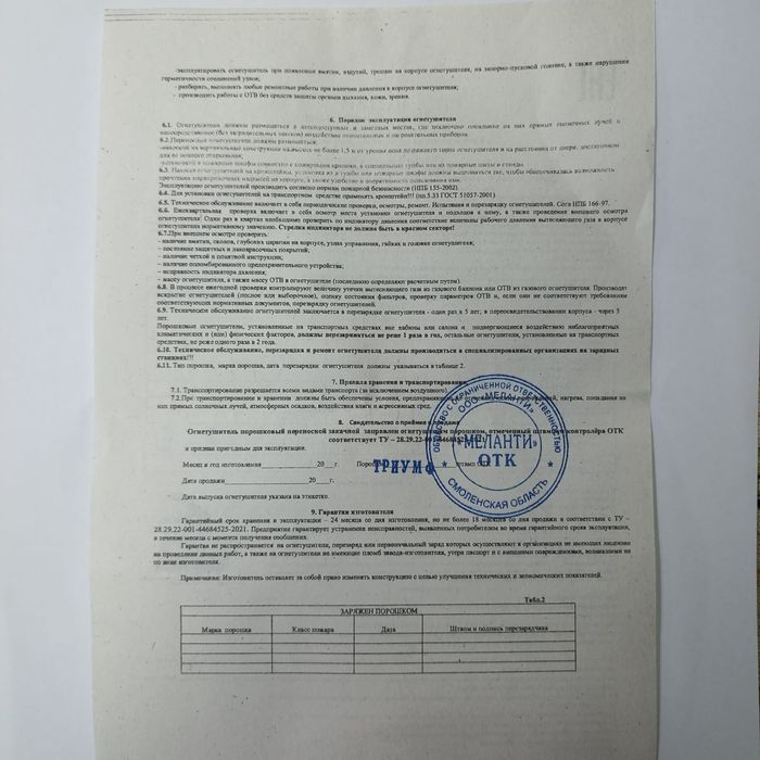 Продам огнетушители ОП 2