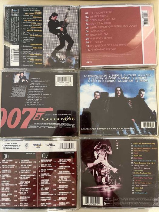 7 CD рок R&B фънк поп саундтрак и др. общо 18 EUR