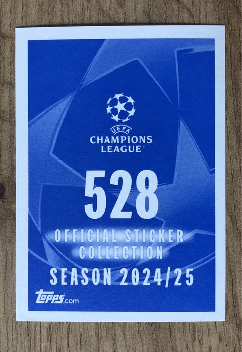 Energy Стикери Topps Шампионска Лига Champions League 2024/25