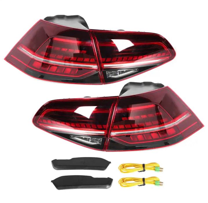 Set Lampi Triple Tripla Stop Stopuri Volkswagen Vw Golf 7 Mk7 2013-20