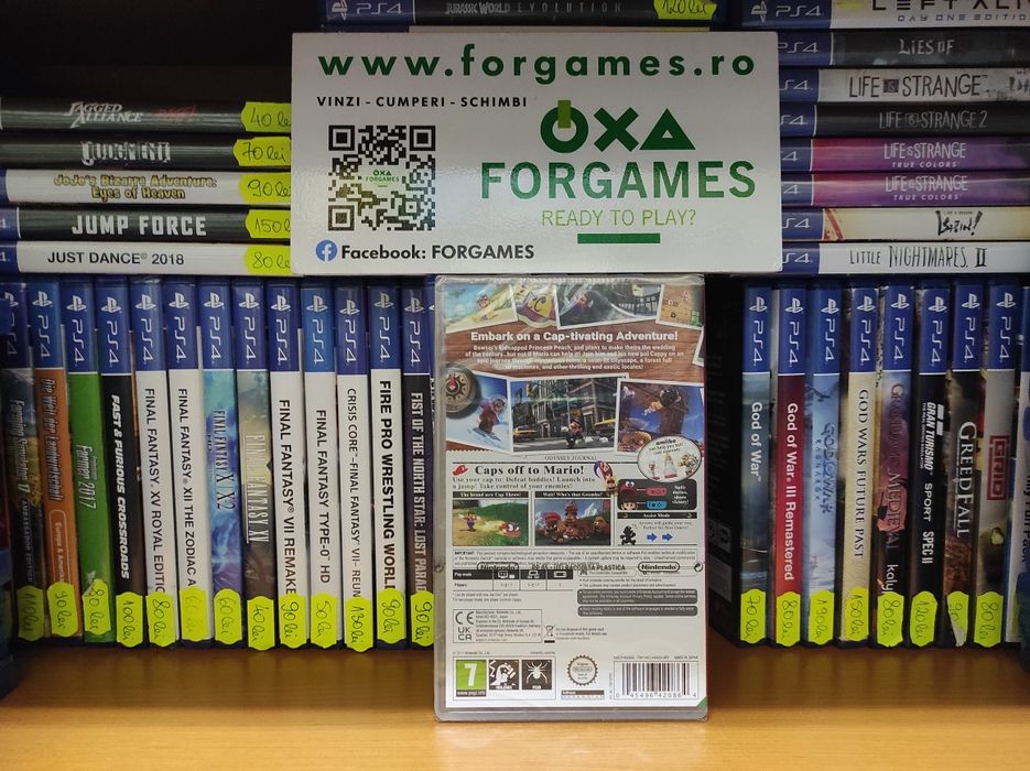 Vând joc Nintendo Switch Super Mario Odyssey Nintendo Switch Forgames