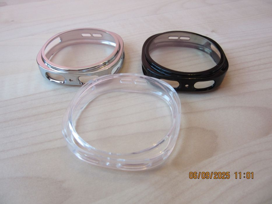 Samsung Galaxy Watch 8 7 6 / FE / Мек TPU силиконов кейс с протектор