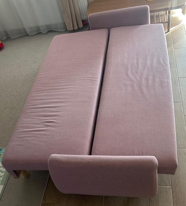 Canapea extensibilă Grunnarp – roz prăfuit